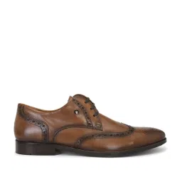 Louis Philippe Men's Brown Brogue Shoes image 1