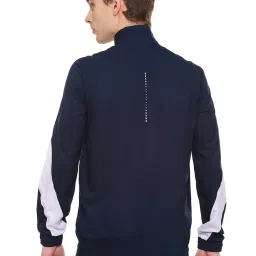 Asics Navy Regular Fit Sports Jacket image 2