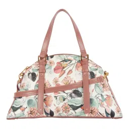 Baggit Pink Printed Medium Handbag image 1