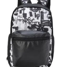 Puma White & Black Laptop Backpack image 1