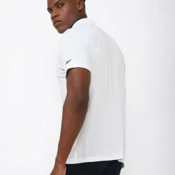 Reebok White Regular Fit Sports Polo image 2