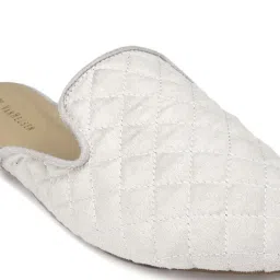 Van Heusen Women's White Mule Shoes image 4