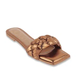 Catwalk Women's Bronze Casual Sandals image 1