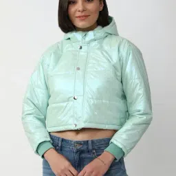 Forever 21 Green Regular Fit Jacket-image-11
