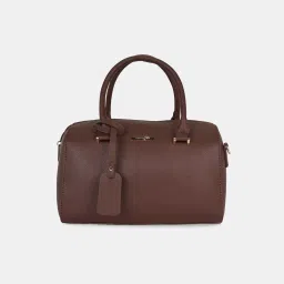 Forever Glam by Pantaloons Brown Solid Medium Bowling Bag image 2