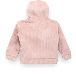 U.S. Polo Assn. Kids Pink Embroidered Full Sleeves Sweatshirt image 2