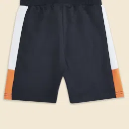 Pantaloons Junior Kids Navy Cotton Color Block Shorts image 2