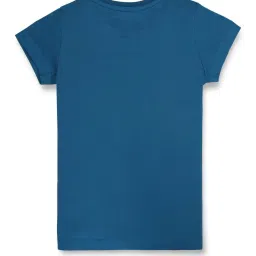 Gini & Jony Kids Blue Cotton Printed Top image 2