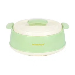 Varmora Roma Insulated Hot Pot Green Plastic Serve Casserole - 1.1 L image 1