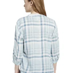 METTLE Green Cotton Chequered Shirt image 2