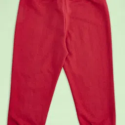 Pantaloons Baby Red & Navy Cotton Printed Trackpants image 2