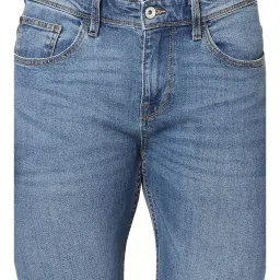 celio celio* Blue Cotton Slim Fit Jeans image 5