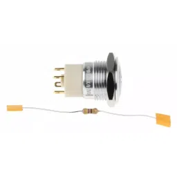 RS PRO Illuminated Push Button Switch Latching 16 mm Cutout SPST Blue LED 36 V DC, 1759294 image 5