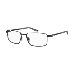 UNDER ARMOUR Matte Black Rectangular Eye Frames for Men image 1