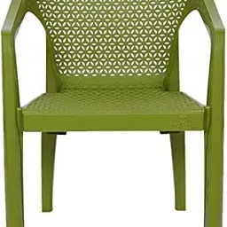 Italica Oxy Plastic Arm Chair 5202 (Green, Set Of 4) image 2