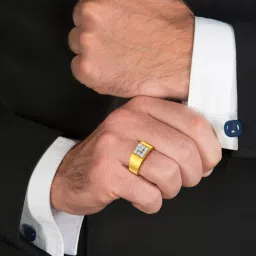 Joyalukkas 18k Gold Euphoria Styled Casual Ring for Men image 2