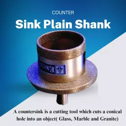 Excel IMPEX Counter Sink Plain Shank 45/65 mm, ED200 image 2