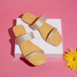 Inc.5 Women's Yellow Casual Sandals image 1