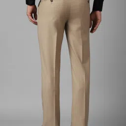 Louis Philippe Beige Slim Fit Trousers image 2
