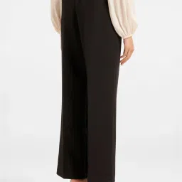 Forever New Black Regular Fit High Rise Pants image 2