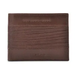 Woodland Brown Textured Leather Small Wallet-image-37