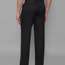 Louis Philippe Black Regular Fit Trousers image 2