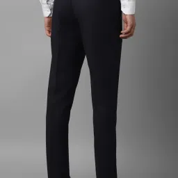 Allen Solly Navy Slim Fit Trousers image 2