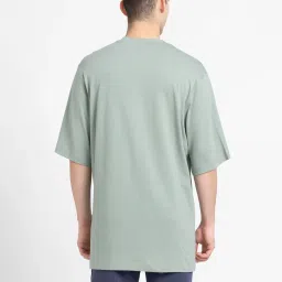 adidas Sage Green Regular Fit Cotton Crew T-Shirt image 2