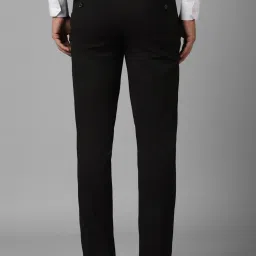 Louis Philippe Black Slim Fit Trousers image 2