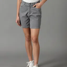 showoffff SHOWOFF Grey Regular Fit Shorts image 2