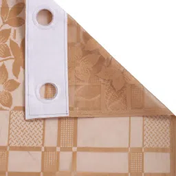 Hosta Homes Checkered Floral 5 ft. Window Curtain 1 pc. image 3