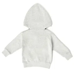 MiArcus Kids White & Black Cotton Regular Fit Full Sleeves Sweatshirt image 2