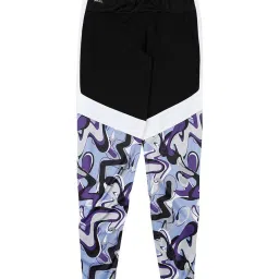 Puma Kids Neymar Jr. Creativity Black & Lavender Printed Training Pants image 2
