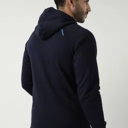 Wildcraft Navy Regular Fit Hooded Sweatshirt image 2