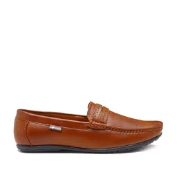 Action Men's Tan Casual Loafers image 2