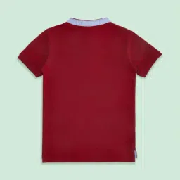 Pantaloons Junior Red Cotton Regular Fit T-Shirt image 2
