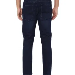Mufti Dark Blue Cotton Slim Fit Jeans image 2
