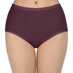 Amante Wine & Pink Full Brief Panties - Pack Of 3 image 2