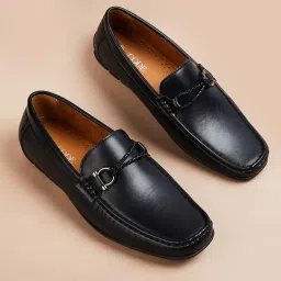 Code by Lifestyle Men's Black Casual Loafers image 1