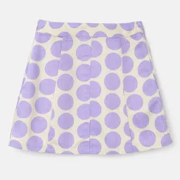 United Colors of Benetton Kids Girl's Polka Dot Regular Fit Skirt image 2