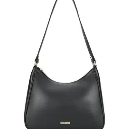 Fastrack MTO MTS Black Solid Medium Shoulder Handbag image 2