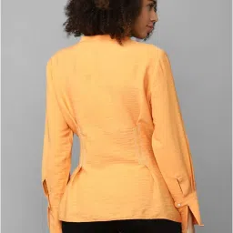 Allen Solly Orange Regular Fit Shirt image 2