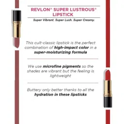 Revlon Super Lustrous Lipstick Bold Matte Showy Red - 4.2 gm image 3