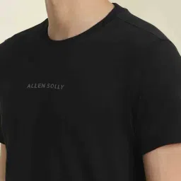 Allen Solly Black Nylon Regular Fit T-Shirt image 5