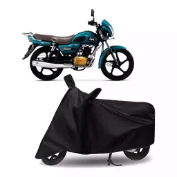 Auto Pearl Bike Cover for TVS Radeon (Black)-picture-22