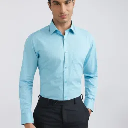 Raymond Blue Slim Fit Shirt image 1