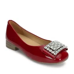 Truffle Collection Women's Red Casual Pumps image 3
