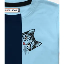 HELLCAT Blue & Pink Printed T-Shirt (Pack Of 2) image 4