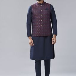 KISAH Men Regular Kurta with Trousers-picture-47