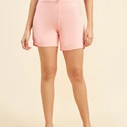 Sweet Dreams Soft Pink Striped Shorts image 1